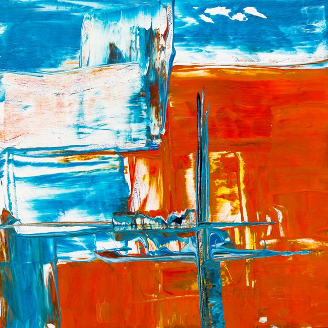Abstract Bloom Canvas
